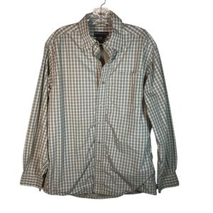 5.11 tactical series mens long sleeve collared shirt brown plaid sz M mesh lined